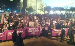 Israeli Arabs and Jews rally in Tel Aviv for Gaza ceasefire
