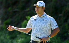 Japan's Hideki Matsuyama, the 2021 Masters champion, practices ahead of Thursday opening round of the PGA Tour's season opening event, The Sentry, in Hawaii