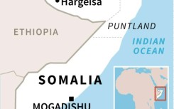 Map of Somalia locating Somaliland