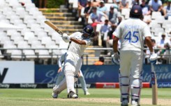 India's Yashasvi Jaiswal (L) led the charge with 28 as India levelled the two match Test series with South Africa