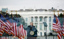 Donald Trump speaks to supporters from The Ellipse near the White House on January 6, 2021