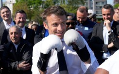 Macron has been credited with a 'fast and energetic' jab