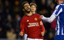 Bruno Fernandes scored in Man Utd's 2-0 FA Cup win at Wigan on Monday