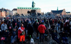 More than 100,000 people gathered in the streets for the event