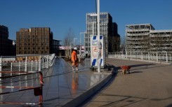 Construction of a section of the 2024 Olympic Village is running several weeks behind schedule