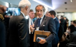 Rafael Grossi at this year's World Economic Forum in Davos