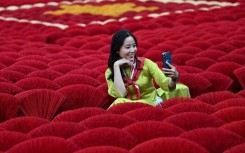 Quang Phu Cau, on the outskirts of Hanoi, has become a hotspot for tourists eager to snap pics of Vietnam's ancient incense stick trade