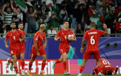Tamer Seyam scored in Palestine's 4-1 loss to Iran in the opening game