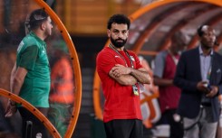Mohamed Salah attended Monday's game between Egypt and Cape Verde in Abidjan