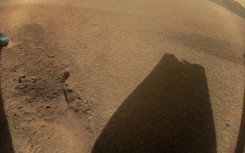 This NASA photo obtained January 25, 2024 shows the Ingenuity Mars helicopter's rotor blade damaged during flight landing