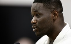 Interim Ivory Coast coach Emerse Fae speaking in Yamoussoukro on Sunday ahead of the Africa Cup of Nations last-16 tie between the hosts and Senegal