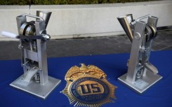 The US Justice Department alleged that eBay was allowing the sale of pill presses, like the one seized by US authorities seen here, without proper compliance with US regulations
