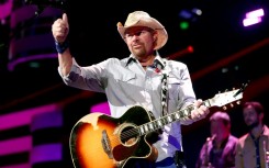 Toby Keith, seen here performing in 2021, was a controversial figure in the United States