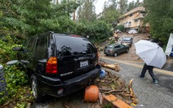 A so-called atmospheric river is rolling in from the Pacific Ocean, dumping immense amounts of rain and snow in California