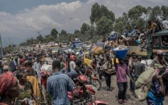 Thousands of people have fled the upsurge in fighting between M23 rebels and DR Congo government forces