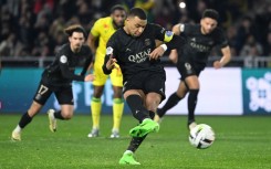 Kylian Mbappe scored his 21st Ligue 1 goal of the season