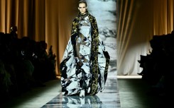 Animal prints are out this season at Roberto Cavalli in Milan