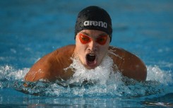 Paralympic swimmer Danylo Chufarov, in action in 2013, lost his home in the war in Ukraine