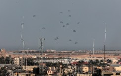 Some foreign armies have air dropped supplies including into Gaza
