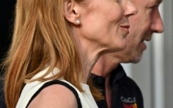 Christian Horner with his wife, former Spice Girl Geri Halliwell