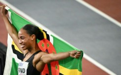 Thea Lafond won gold in the triple jump at the Indoor World Athletics Championships in Glasgow