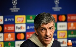 Real Sociedad coach Imanol Alguacil speaking to reporters on Monday ahead of the Champions League last 16, second leg against Paris Saint-Germain