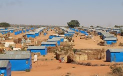 The Ourang refugee camp at the Chadian border town of Adre last December