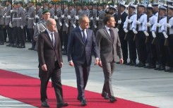 Scholz, Macron and Tusk in Berlin for Ukraine talks