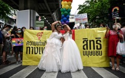 While Thailand has a reputation for tolerance, much of the Buddhist-majority country remains conservative and the LGBTQ community still faces barriers and discrimination