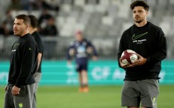 Romain Ntamack (R) plays for Toulouse and France alongside Antoine Dupont (L)