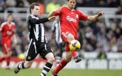 Xabi Alonso (R) won the Champions League as a player with Liverpool
