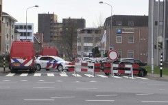 Images of Ede's city centre cordoned off following hostage situation