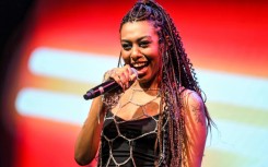 Egyptian rapper Phaty performs during a concert at the American University in Cairo in Egypt where for a long time rap had an 'underground status' according to music researcher Amr Abdelrahim