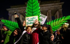 Under the first step in the much-debated new law, adults over 18 are now allowed to carry 25 grams of dried cannabis