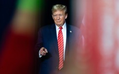 Donald Trump, who is not suspending his campaign to return to the White House in November