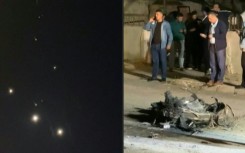 Interceptions light up the sky over Amman amid Iranian attack on Israel