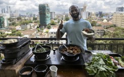 Dennis Ombachi's Nairobi balcony has become famous though his snappy cooking videos