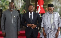 Togo President Faure Gnassingbe (M) has more recently sought to position himself as a regional mediator