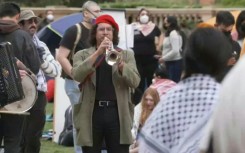 Pro-Palestinian protest at University of California, Los Angeles