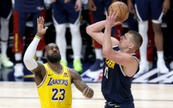 LeBron James refused to be drawn on his future after the Los Angeles Lakers' playoff exit on Monday