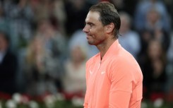 Spain's Rafael Nadal reacts after losing against Jiri Lehecka at the 2024 Madrid Open