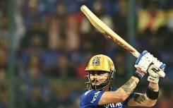 Starring role: Virat Kohli plays a shot on Saturday as Royal Challengers Bengaluru defeated Gujarat Titans