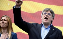 Carles Puigdemont is a candidate for the Junts per Catalunya (JxCat) political party