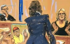 Sketches of Stormy Daniels testifying at Trump's historic criminal trial