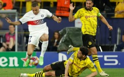 PSG lost the first leg of their Champions League semi-final in Dortmund 1-0