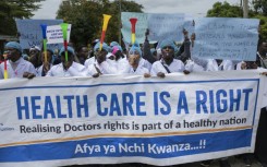 Kenyan doctors have been on strike since mid-March 