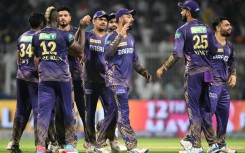 Kolkata Knight Riders became the first team to book their play-off spot in the IPL with victory over Mumbai Indians