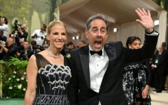 Jerry Seinfeld and his wife Jessica, shown here arriving for the Met Gala earlier this month in New York City, have been unusually vocal about their support for Israel since the Gaza war began