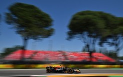 Max Verstappen on his way to matching Ayrton Senna's record of eight consecutive poles in qualifying at Imola 