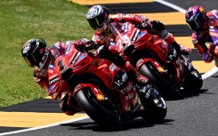 Francesco Bagnaia at the Italian MotoGP sprint race